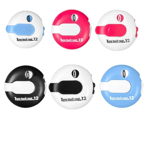 Golf Stroke Counter 1.2 Inch with Touch Reset - color: 6 colors