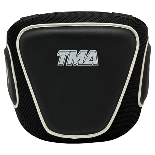 TMA Boxing Belly Pad Chest Guard MMA Body Protector Martial Arts Rib Shield Armour, Muay Thai, Kickboxing, Taekwondo Training, Maximum Durability, Secure Fit