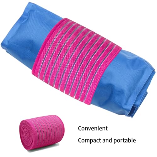Cold Pack Strap, Elastic Belt to Wrap Cold Pack, Ice Pack Extender Strap, Add Length to Most Ice Pack, Multifunctional (Red) - color: Red