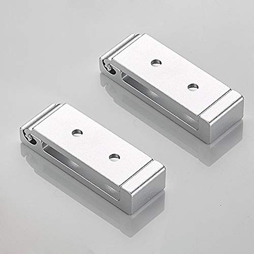 Folding Coat Hooks, 5Pcs Wall Hooks for Hanging Coat Towel Hooks Hardware Heavy Duty Aluminum Alloy Headphone Holder Hooks No Rust Wall Mounted with Screws for Hat, Bags, Fitness Equipment (Silvery) - color: Silvery