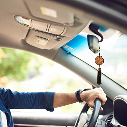 Islamic Car Ornaments, Exquisite Workmanship, Beautiful Decoration, Made of Imitation Wood, Great Muslim Gifts for Ramadan, Eid, Birthday, Hanging Pendants (140245) - size: 140245