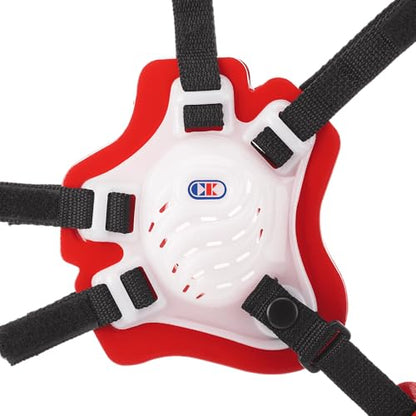 Cliff Keen Youth Tornado Wrestling Headgear - color: Translucent / Scarlet / Black, size: One Size