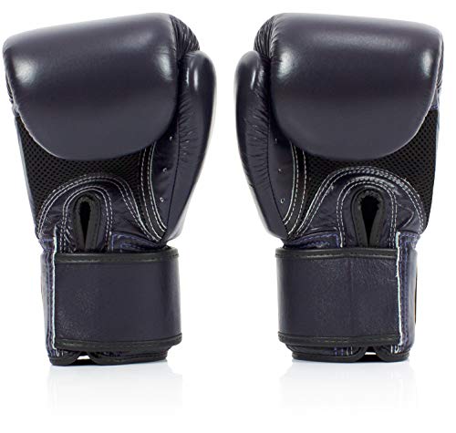 Fairtex BGV1BR Breathable Boxing Gloves, Lightweight Shock Absorbent Gear - color: Blue, size: 14 oz