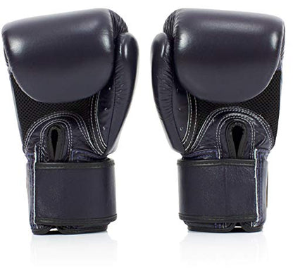 Fairtex BGV1BR Breathable Boxing Gloves, Lightweight Shock Absorbent Gear - color: Blue, size: 14 oz