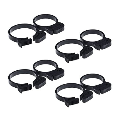 Double Gripping Nylon Hose Clamps, 37.5-39.5mm (1.5inch), 12pack | Snap Grip, Nylon Plastic - size: 37.5-39.5mm (1.5inch), 12 pack