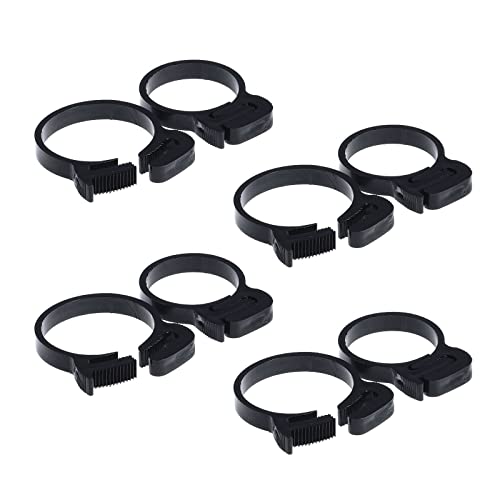 Double Gripping Nylon Hose Clamps, 37.5-39.5mm (1.5inch), 12pack | Snap Grip, Nylon Plastic - size: 37.5-39.5mm (1.5inch), 12 pack