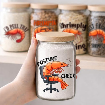 (20pcs) Shrimp UV DTF Cup Wrap Stickers, Meme Shrimps Sticker, Cute Sea Animal Decor Mug Transfer Paper, Crawfish Shrimp Stickers Funny Ocean Animal Lovers UVDTF Sticker for Shimps Lovers