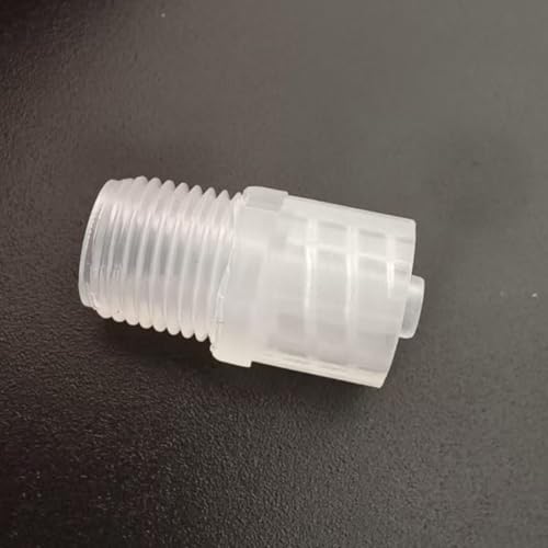 Threaded to Male Luer Fitting Luer Lock 1/8G Male Thread Adapter Connector Pipe Fittings for Fuel Gas Liquid PP Polypropylene Air 25 Pack