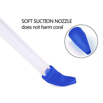Aquarium Choice Coral Feeder Long Syringe Tube Liquid Fertilizer Feeder SPS HPS Marine Reef Coral Feeder Tool Fish Excreta Cleaner (6 Units 46.5CM/18.3 Inch) - size: 6 units 46.5CM/18.3 Inch