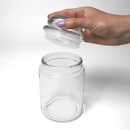 Let's Make Memories Personalized Pet Treat Jars - For Dog and Cat Owners, Pet Parents - Love - color: Love Pawprint
