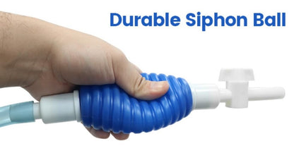 2sets Aquarium Siphon Water Changer Fish Tank Gravel Cleaner with Long Nozzle for Cleaning Changing Water (Blue) - color: Blue, size: 5.6ft/66.9"/1.7m