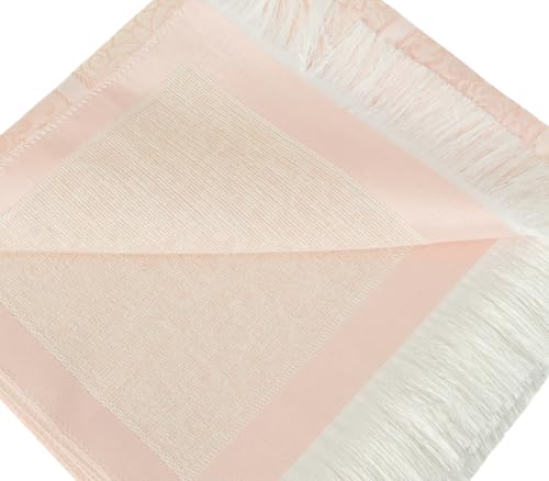 Prien Muslim Prayer Rug with Tasbih and Portable Bag, Muslim Gift for Women Men, Mubarak Islamic Box, Soft Mat Islam Gifts Set, Turkish Sajadah for Ramadan, Eid, Hajj, Travel, Pray (Powder Pink) - color: Powder Pink