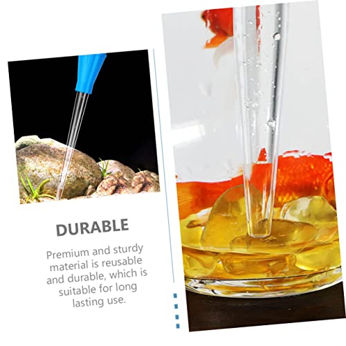 Hemoton 3pcs Aquarium Clean Pipettes Convenient Water Changer Dropper Scale for Siphoning Fish Tank Waste and Debris for Jellyfish Feeding