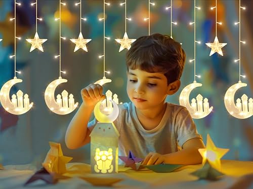 OLEEK Ramadan Lights Decorations - Ramadan Decorations for Home 2026 - Ramadan Decoration Lights - Ramadan Gifts for Kids - Ramadan Decor - Ramadan String Lights زينه رمضان - Ramadan led Lights - style: 2026 Special Edition
