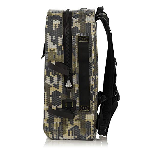 BOTE Highwater Waterproof Backpack 28L | Submersible Laptop Dry Backpack | 100% waterproof 28L backpack with submersible gear protection - color: Verge Camo