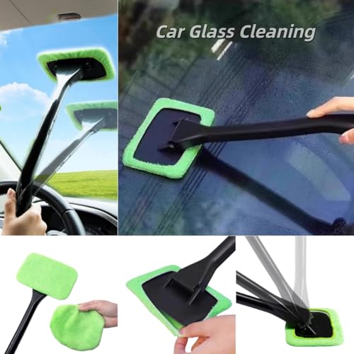 21Pcs Window Gap Crevice Cleaning Tools, Small Cleaning Brush | Ideal for car glass, window & door tracks, bathroom sinks, mirrors, window sills, sliding doors and shower door tracks