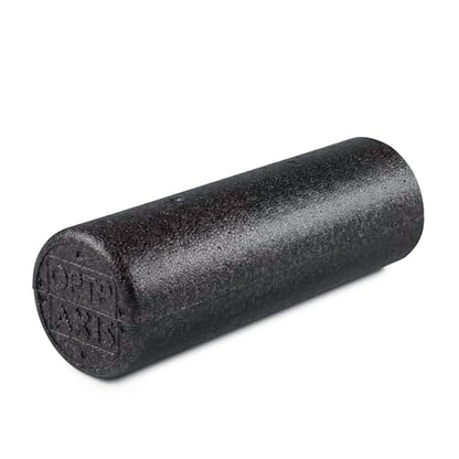 OPTP AXIS Firm Foam Roller, High Density Foam Roller for Sports Training, Pilates, Fitness Exercise and Physical Therapy (Black, 18" X 6" Round) - color: Black - 18" X 6" Round