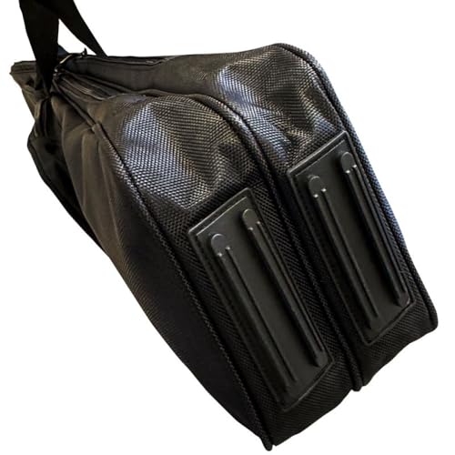 WHM Martial Arts Carrying Bag, Sword Weapon Spear Carrying Bag for Kung Fu, Wushu, Tai Chi Practice Martial Arts Carrying Case -Single/Double Design Sword Case - style: No Dragon Embroidery