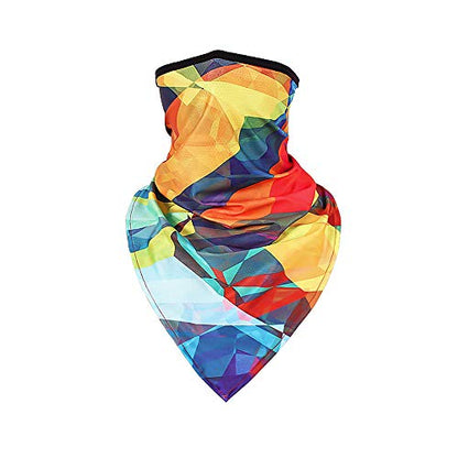 Women UPF 50+ Face Mask Sun Protection Fashion Colorful Neck Gaiter Scarf - color: Fcm-12