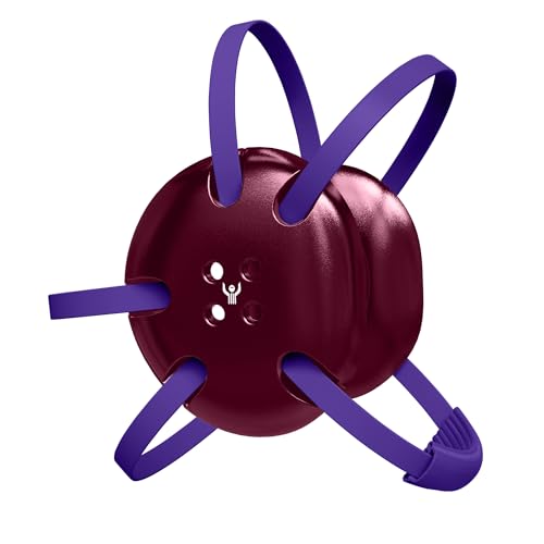 Great Call Athletics | Wrestling Classic Headgear | Earguard Adult Grappling Head Gear | Adjustable Ear Guards Purple Straps - style: Maroon w/ Purple Straps
