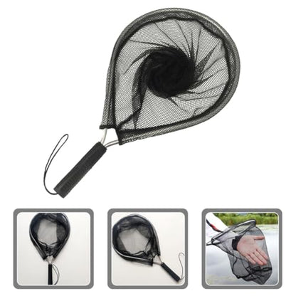 BESPORTBLE Portable Wear-Resist Fishing Net Basket Soft Mesh Lightweight Handheld for Outdoor Fishing and Diving Fish Gear