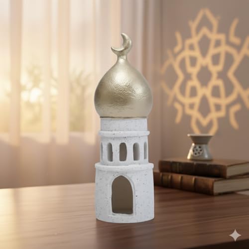 Ramadan Home Decor Islamic Gift 2026 Mosque Tower Arabic - Small (Original Product) - style: Cultural-Small
