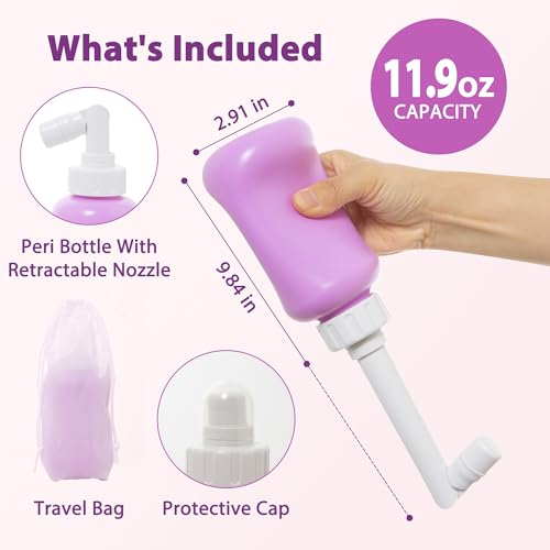 Peri Bottle for Postpartum Care - Portable Bidet for Perineal Cleansing and Recovery,Postpartum Recovery Essential