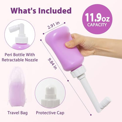 Peri Bottle for Postpartum Care - Portable Bidet for Perineal Cleansing and Recovery,Postpartum Recovery Essential