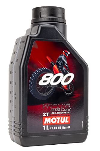 Motul 800-2t Off-Road 100% Synthetic Premix 1 Liter - size: 1L
