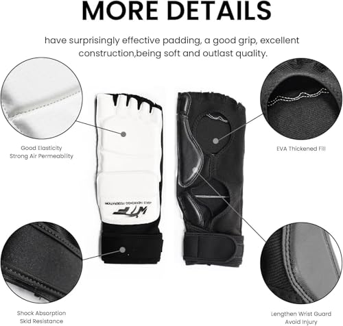 Taekwondo Sparring Gear, Taekwondo Shoes & Sparring Gloves. - size: X-Large