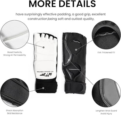 Taekwondo Sparring Gear, Taekwondo Shoes & Sparring Gloves. - size: Medium