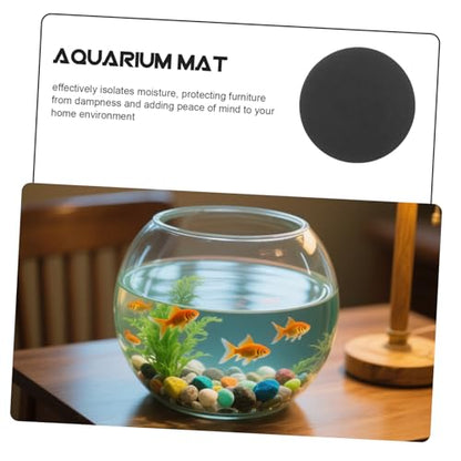 LIOOBO Non-Slip Aquarium Cushion Pad Fish Tank Mat for Under Tank Support Shockproof Base with Vibration Reduction for Stable Micro Landscapes