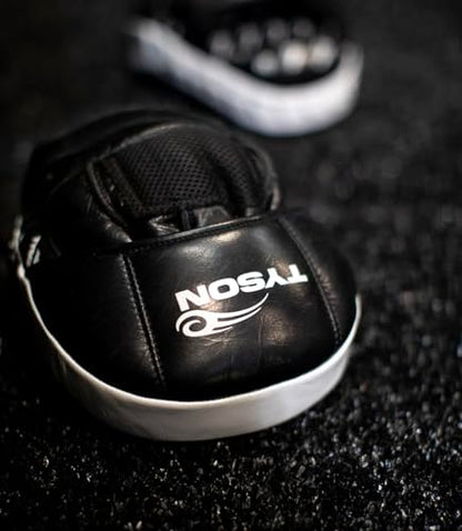 Tyson Pro Boxing Focus Mitts - Premium Leather Punching Mitts