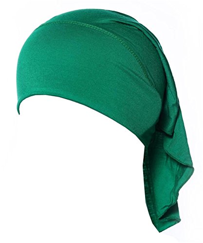 4 X Womens Muslim Mini Inner Hijab Caps Underscarf - color: W+armyblue+red+blue