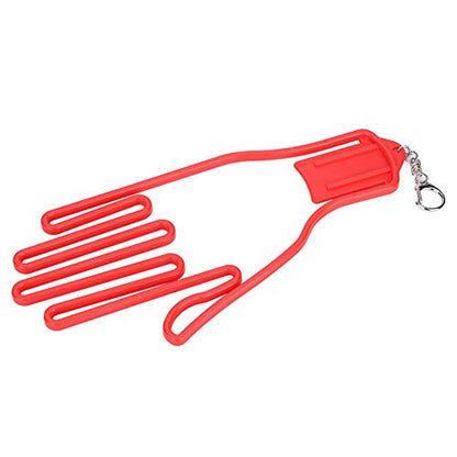 Tbest Gloves Holder, Gloves Stretcher, Plastic Gloves Keeper Stretcher Gloves Support Frame Rack Holder Glove Shaper for, Baseball, Racquetball, Tennis, and Football(Red) Glove Holder