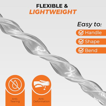 Clear Vinyl Plastic Tubing - Food-Grade & Flexible PVC Tube for Beer Line, Kegerator Accessories, Wine, Aquarium & Water Hose, Fuel Line, Drip Irrigation & More, 5/16" ID 7/16" OD, 10 Ft