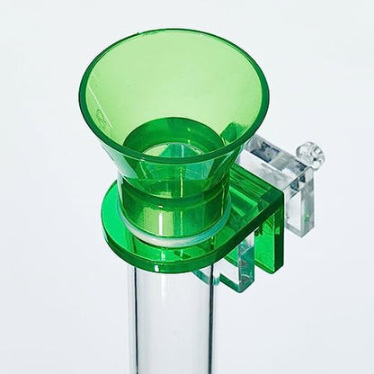 Fish Shrimp Feeder Clear Acrylic Shrimp Feeding Tube with Dish Clip to Aquarium Feeders for Fish 6 Size - size: 15CM