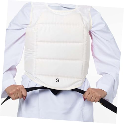 Toyvian Breathable Boxing Chest Protector Durable Chest Guard for Training and Competition Lightweight Protective Gear for Taekwondo MMA and Kickboxing High Strength Impact
