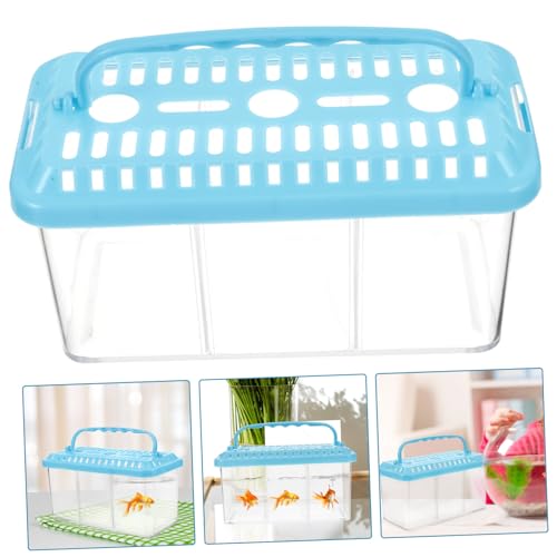 Fish Isolation Breeding Box Multi Compartment Tank for Betta Shrimp Tropical Fish Removable Divider for Optimal Growth
