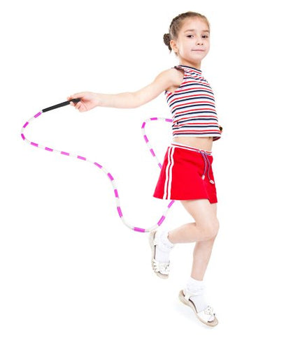 Jump Rope 12-Pack - Pink, Blue, Black and White Skip Ropes for Exercise - Outdoor Jump Rope for Kids, Adults and Athletes - Family Fun Toys and Games