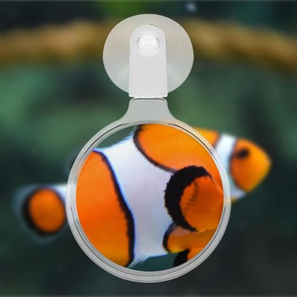 Aquarium Magnifier Suction Cup Plant Observation Aquarium Magnifier | Magnifying Glass With Suction Cup For Plant Observation, Viewing Coral, Taking Pictures, Fish Tank Accessories