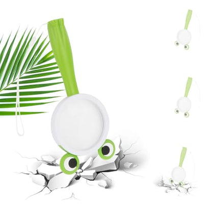 10X Kids Magnifying Glass Handheld Magnifier for Child (Frog Style 1pcs) | Frog shape magnifier student exploring nature, scientific experiment Observing insect animal plant leaves explore reading - color: Frog Style 1pcs