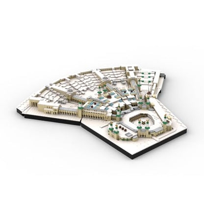 Great Mosque of Mecca Architecture Building Blocks Set, 4776PCS World Famous Landmark Street View Collection Display Model Home Decor Kits, Gifts for Bricks Enthusiasts, MOC-184753
