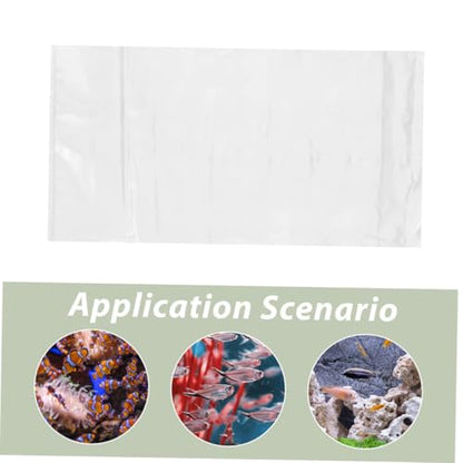 CHILDWEET 20pcs Plastic Leak Bags for Transporting Live Fish and Shrimp Shipping Pouches for Safe Storing and Easy Monitoring Aquariums