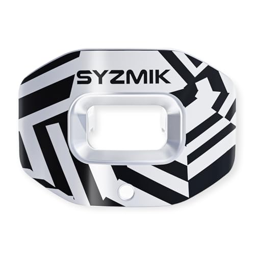 X0 Football Mouthguard – Lip Guard - White Dazzle Camo Traditional – Shock Absorbing – One Size Fits Most - color: X0 - Dazzle Camo Traditional
