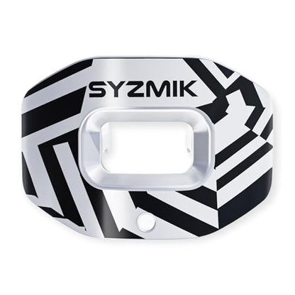 X0 Football Mouthguard – Lip Guard - White Dazzle Camo Traditional – Shock Absorbing – One Size Fits Most - color: X0 - Dazzle Camo Traditional