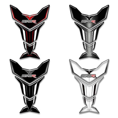 Motorcycle 3D Tank Pad Compatible with Triumph Street Triple Daytona 675 765R RS Stickers Gas Kit Knee Fish Bone Tank Pad Decals Fit for 675 765 R RS Stickers Decals Tank Protection Waterproof (A-21) - color: A-21