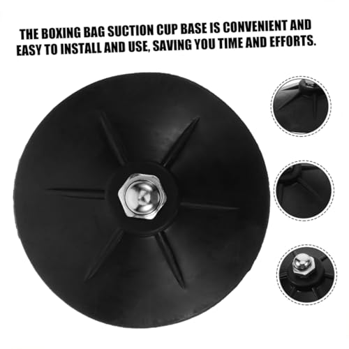 POPETPOP 8Pcs Suction Cups Durable Rubber Base for Enhanced Stability Safety for Kickboxing MMA Training Convenient Accessories for Punching Bag Setup