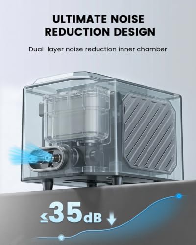 fishkeeper Strong Aquarium Air Pump 3W/6W/10W for 1-200 Gallon | Stainless Steel Dual Outlets Adjustable Fish Tank Air Pump, Ultra Quiet Oxygen Aerator with Air Stone Bubbler Accessories - size: 3W(for Up to 80 Gallon Tanks)