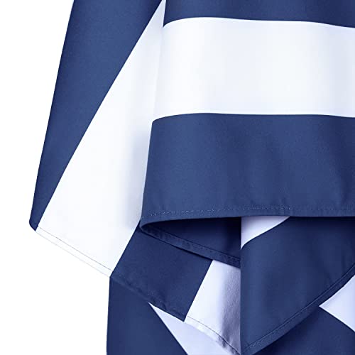 Dock & Bay Beach Towel - Quick Dry, Sand Free - Compact, Lightweight - 100% Recycled - Includes Bag - Cabana - Whitsunday Blue - Extra Large (200x90cm, 78x35) - color: Cabana - Whitsunday Blue, size: Extra Large (200x90cm, 78x35")